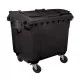 Container HDPE CLF 1100L cu capac plat negru - Transport inclus Container HDPE CLF 1100L cu capac plat negru - Transport inclus