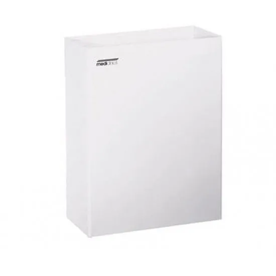 Cos de gunoi, otel vopsit alb, 25 L, Mediclinics, PP0279
