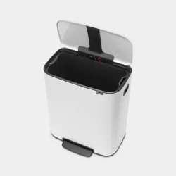 Cos gunoi Bo cu pedala 60L - alb Cos gunoi Bo cu pedala 60L - alb