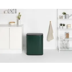 Cos gunoi Bo Touch, 2 x 30L - Verde Pin Cos gunoi Bo Touch, 2 x 30L - Verde Pin