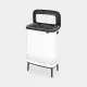 Cos rufe Bo Laundry Bin Hi, 2 x 45L, Capac plastic - alb Cos rufe Bo Laundry Bin Hi, 2 x 45L, Capac plastic - alb