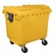 Container HDPE CLF 1100L cu capac plat - Transportul NU este inclus