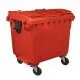 Container HDPE CLF 1100L cu capac plat - Transportul NU este inclus