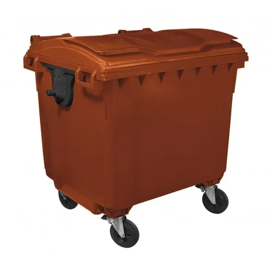 Container HDPE CLF 770L cu capac plat- Transportul inclus in pret Container HDPE CLF 770L cu capac plat- Transportul inclus in pret