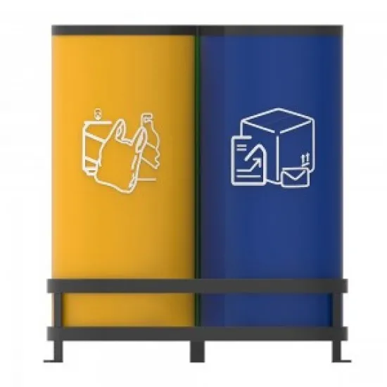 AARHUS B Cosuri de gunoi moderne de reciclare 3x50L, pentru birouri sau zonele urbane AARHUS B Cosuri de gunoi moderne de reciclare 3x50L, pentru birouri sau zonele urbane