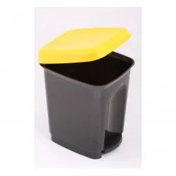 Cos de gunoi cu pedala colectare selectiva, 17 L, Caro Cos de gunoi cu pedala colectare selectiva, 17 L, Caro