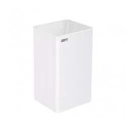 Cos gunoi de interior, fara capac, otel vopsit alb, 65 L, Mediclinics