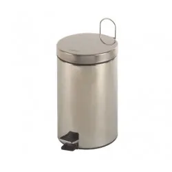 Cos gunoi circular cu pedala, inox finisaj satinat, 3 L, Mediclinics
