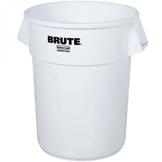 Container rotund Brute, 37.9 L, alb, RUBBERMAID Container rotund Brute, 37.9 L, alb, RUBBERMAID