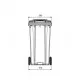 Container din plastic, 360 litri verde transport inclus