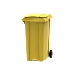 Container din plastic, 360 litri galben