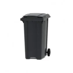 Container din plastic, 360 L, Negru