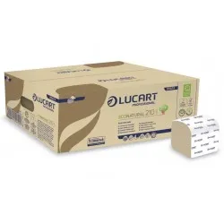 Hartie igienica pliata Econatural, 210 buc/ pachet, 40 pachete/bax, 811A74, Lucart Hartie igienica pliata Econatural, 210 buc/ pachet, 40 pachete/bax, 811A74, Lucart