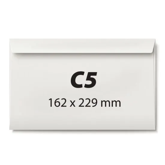 Plic C5, 162 x 229 mm, alb, autoadeziv, 70 g/mp, 500 bucati/cutie Plic C5, 162 x 229 mm, alb, autoadeziv, 70 g/mp, 500 bucati/cutie
