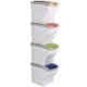 Cosuri de gunoi pentru colectare selectiva 4 x 20 L Cosuri de gunoi pentru colectare selectiva 4 x 20 L