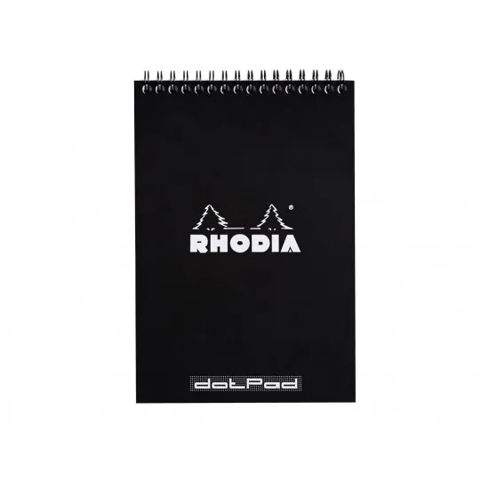 Blocnotes A5 Spiral Pad Rhodia Classic Black