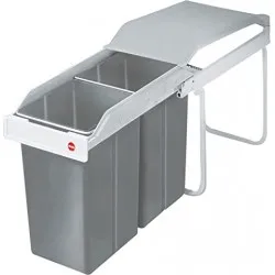 Cos Gunoi Hailo-Germania Multi Box Duo L, 2x14L Cos Gunoi Hailo-Germania Multi Box Duo L, 2x14L